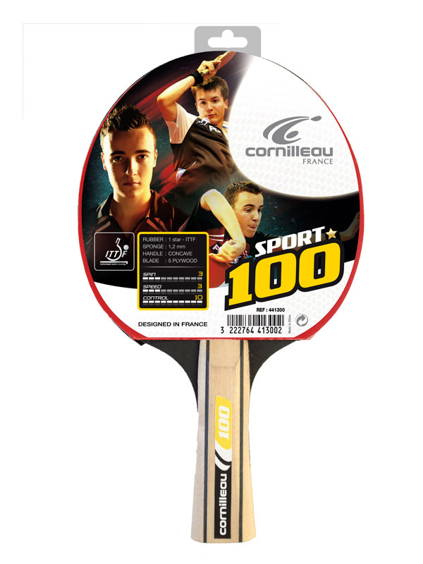Raquette de ping pong sport 100 cornilleau