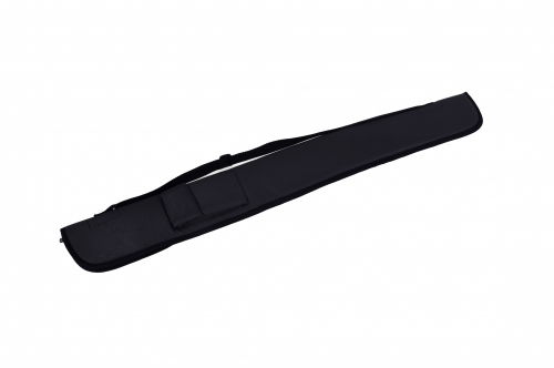 Peradon  Black Vinyl Short Zip Cue Case for Two Piece Cue (2615-BLA)