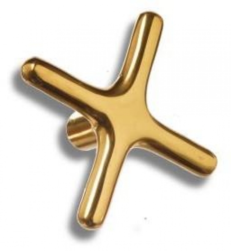 Peradon Solid Brass Cross Rest Head